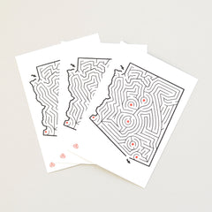 Arizona Maze 5x7" Postcard