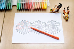 GRAHAM Name Maze - Printable PDF