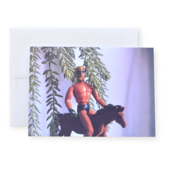 Green Arrow Superhero Film Photo Greeting Card