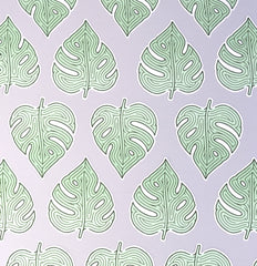 Monstera Split Leaf Philodendron Maze Sticker | 3x3.5 inches