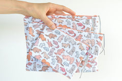 Cute Rodent Original Fabric Pouches