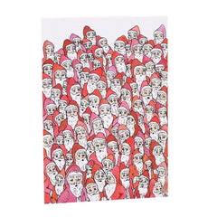 Santa Illustration Holiday Greeting Cards | Every Last Santa