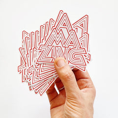 Amazing Maze Sticker | 3x3 inches