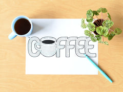 Coffee Word Maze | Hand Designed Instant Download Printable PDF