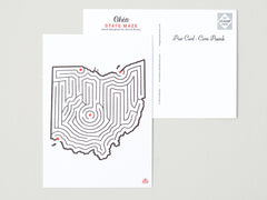 Ohio Maze Postcard © David Birkey | imaginaryanimal.com