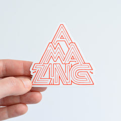 Amazing Maze Sticker | 3x3 inches